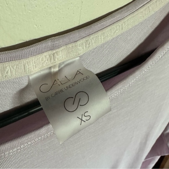 Calia by Carrie Underwood Draped Back Long Sleeve Top - Picture 2 of 6